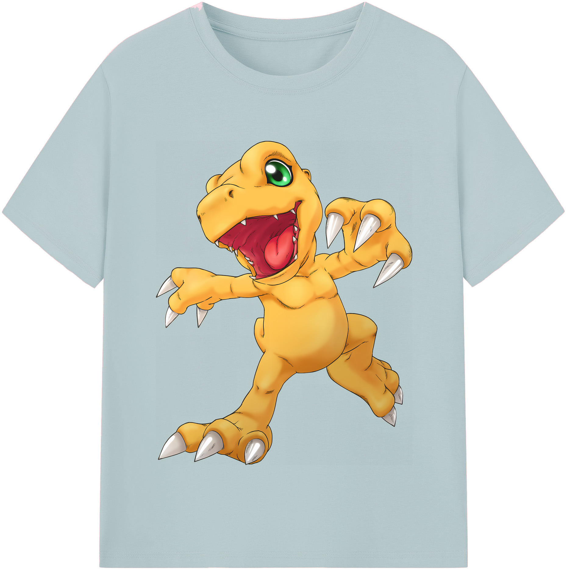 （画像用） Digimon デジタルモンスター/デジモン 綿100％半袖Tシャツ（フロントプリント）